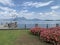 Scenic view of Lake Maggiore, Northern Italy, as seen from the enchanting town of Baveno on the west shore