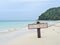 Scenic view landscape of the sea in Phuket, Thailand. Space for text