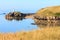 Scenic view of Llanddwyn island