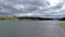 A scenic view looking across Wimbleball lake in Exmoor