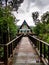 Scenic view of the mangrove point surrounded by trees in Klang Selangor