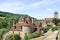 Scenic view of the medieval houses, Autoire, Lot, France