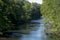 Scenic view of middle fork river