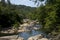 Scenic view of middle fork river