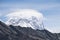 Scenic view of Mount Everest 8,848 m and Lhotse 8,516 m at gokyo ri mountain peak near gokyo lake during everest base camp