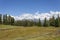 A scenic view of the mountain ranges of Rodenecker und Lusner Alm in South Tyrol, Italy