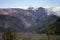 Scenic view Of Mountain Among Snowy Mountains nearby river in Thorsmork, Iceland