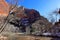 Scenic view of mountains in Zion national park, Springdale,