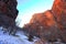 Scenic view of mountains in Zion national park, Springdale,