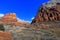 Scenic view of mountains in Zion national park, Springdale,