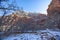 Scenic view of mountains in Zion national park, Springdale,