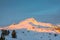 Scenic view of Mt. Hood   National Forest when sunset.Portland,Oregon,usa