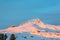 Scenic view of Mt. Hood   National Forest when sunset.Portland,Oregon,usa