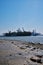 Scenic view of multiple boats docked at a harbor on a sunny day