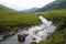 Scenic view near the Fairy Pools on the Isle of Skye