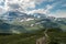 Scenic view of Norwegian mountains in Jotunheimen National Park