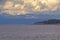 Scenic view of the ocean overlooking the Strait of Georgia in Nanaimo, Canada