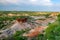 Scenic view of Olduvai Gorge