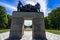 Scenic view of Olsoâ€™s Frogner Park with statues by Norwegian sculptor Gustav Vigeland