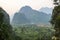 Scenic view over Laotian jungle