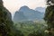 Scenic view over Laotian jungle