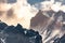 Scenic view of the Paine horns of the Torres del Paine National park in Patagonia, Chile