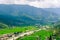 Scenic View of the Paro Valley in Bhutan