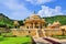 Scenic View of The Peaceful and Tranquil Royal Gaitor Tumbas of Jaipur in Rajastan Region, India in Summer