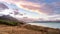 Scenic view at Peters Lookout, Mount Cook Road alongside Lake Pukaki