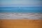 Scenic view of Plage du Sillon beach in Saint-Malo, Brittany, France