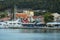 Scenic view of the port in Fiscardo, Kefalonia, Greece