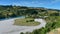 Scenic view of Rakaia Gorge in New Zealand