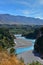 Scenic view of Rakaia Gorge in New Zealand