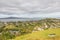 Scenic view Rangitoto Island from Victoria hill, Auckland, N