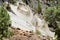 Scenic view of rare geological formations in a volcanic landscape (moonscape) in Tenerife, Spain.