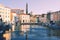 Scenic view of red roofs of the historical center of old town Piran with Tartini Square against the sunrise sky and Adriatic sea