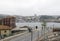 Scenic view of River Douro, Porto, Portugal. Orange roofs of the houses. Popular tourist destination