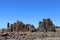 Scenic view of the rocky Bombo beach under the blue cloudless sky on a sunny day in Kiama, Australia