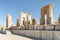 Scenic view of ruins of the Tachara Palace, Persepolis, Iran