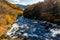 Scenic view of ryuzu waterfall at Nikko National Park