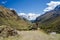 Scenic view on the Salkantay trek