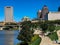 Scenic view of Scioto Mile Promenade in Columbus