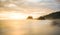 Scenic view of sea stack in Second beach when sunset,in mt Olympmt Olympic National park,Washington,usa.