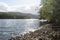 Scenic view of the shore of Loch Tummel