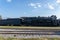 Scenic view of the Strassburg railroad with a selection of vintage trains in the foreground