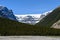 Scenic view of Stutfield Glacier on the Icefields Parkway, Japser National Park, Alberta, Canada