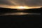 Scenic view of the sunset from Drakes Beach in Point Reyes National Seashore, Marin County, California