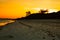 Scenic view of sunset at Watamu Beach in Malindi, Kilifi County in Kenya