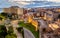Scenic view of Tarragona with Roman Walls - Spain
