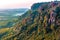 Scenic view of three gigantic rock whale at Bueng Kan province, Thailand